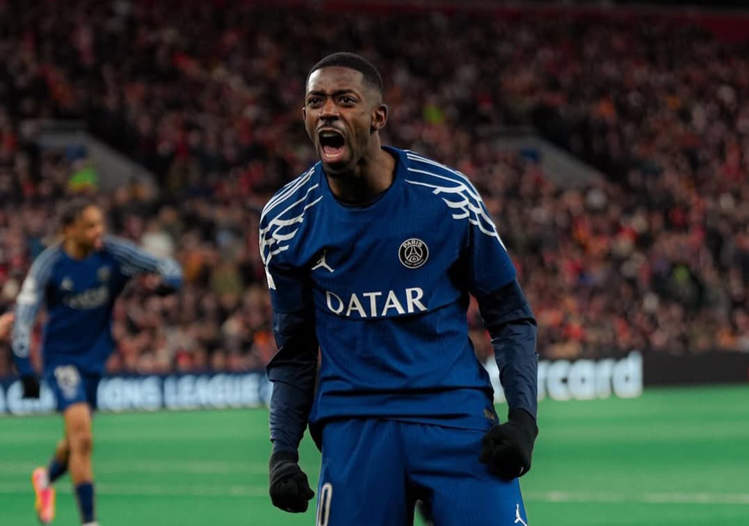 Ousmane Dembele jadi pemain kunci PSG pada Liga Champions musim ini.