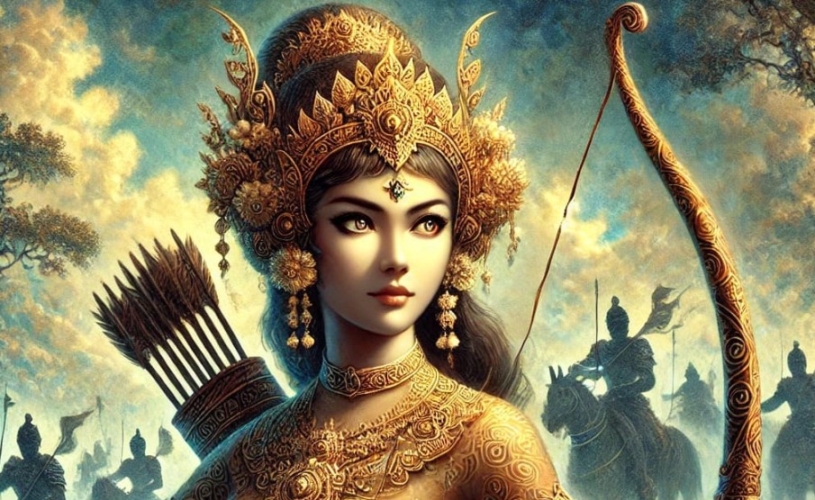 Ilustrasi Tokoh Wayang Mustakaweni