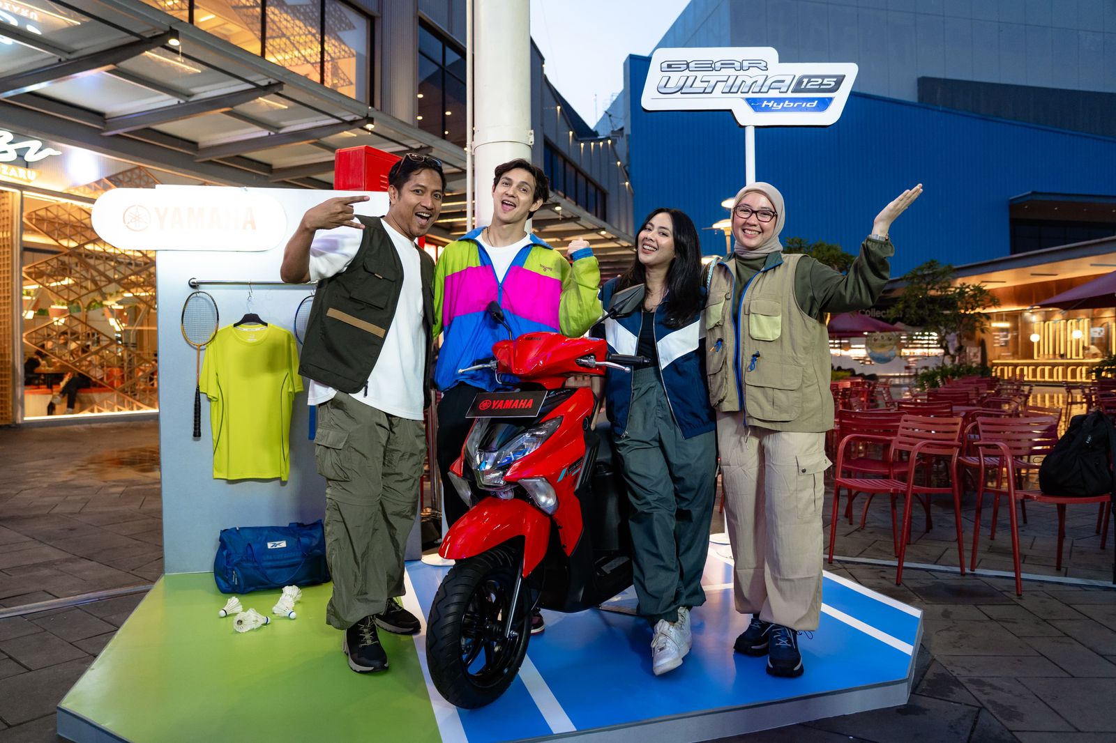 Peluncuran Yamaha GEAR ULTIMA 125, skutik multifungsi dengan teknologi Blue Core Hybrid.