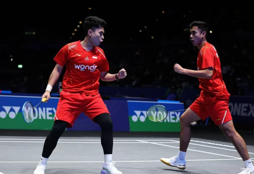 Leo Rolly Carnando/Bagas Maulana siap berjuang di final All England 2025.