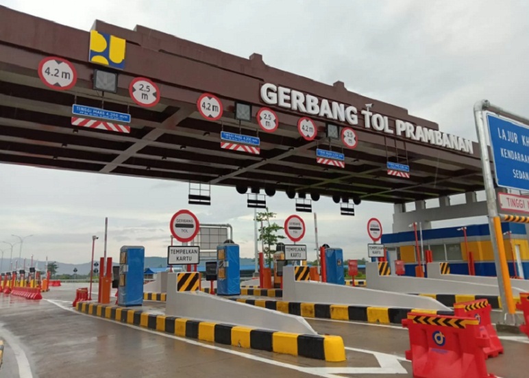 WIS SIYAP: Gebang Tol Prambanan. (DOKUMEN/RADAR SOLO)