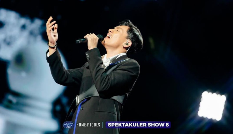 Aksi Kenriz di Spektakuler Show Indonesian Idol 2025.