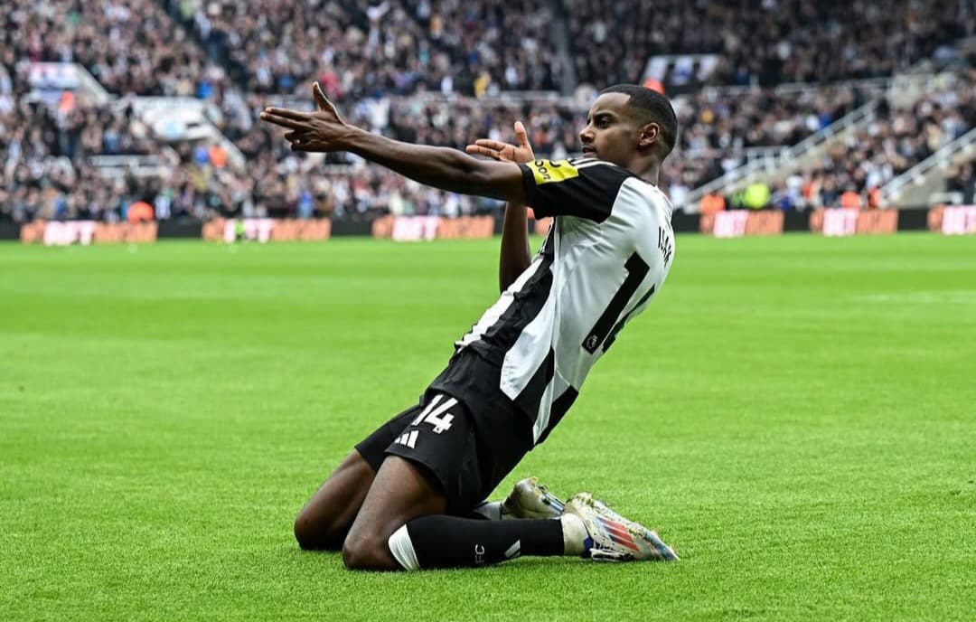 Penyerang Newcastle United Alexander Isak.