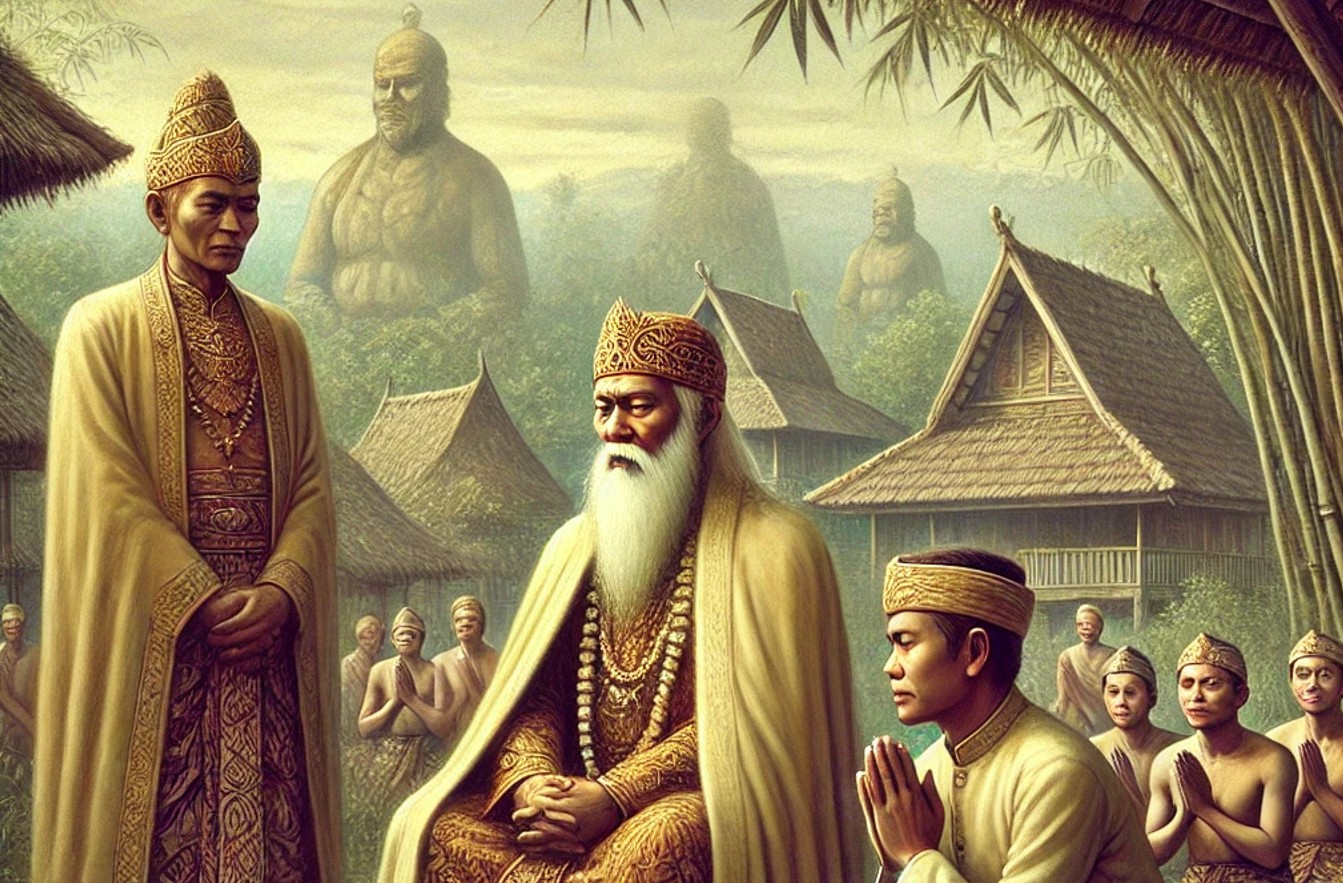 Ilustrasi lakon wayang Rama Mandita