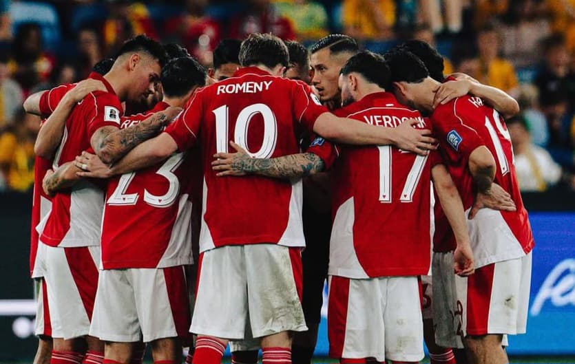 Para pemain Timnas Indonesia saat beraksi di Kualifikasi Piala Dunia 2026.