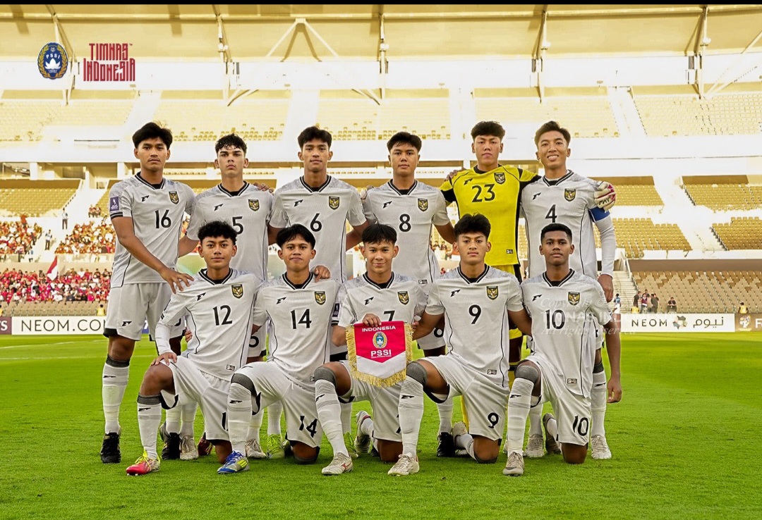 Starting IX Garuda Muda saat melawan Korea Selatan U-17