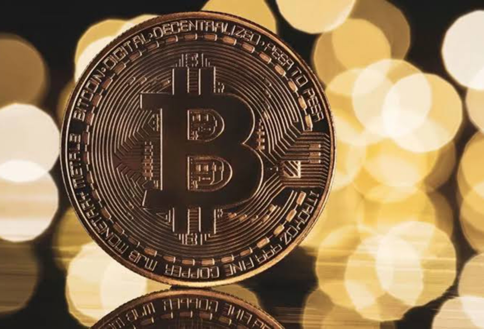 Ilustrasi bitcoin.