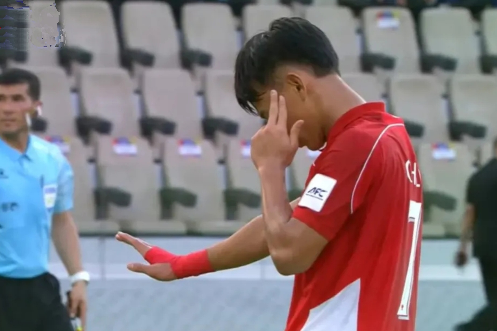 Penyerang Timnas Indonesia U17 Zahaby Gholy merayakan gol.