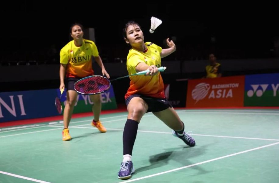 Febi Setianingrum saat berpasangan dengan Jesita Putri.