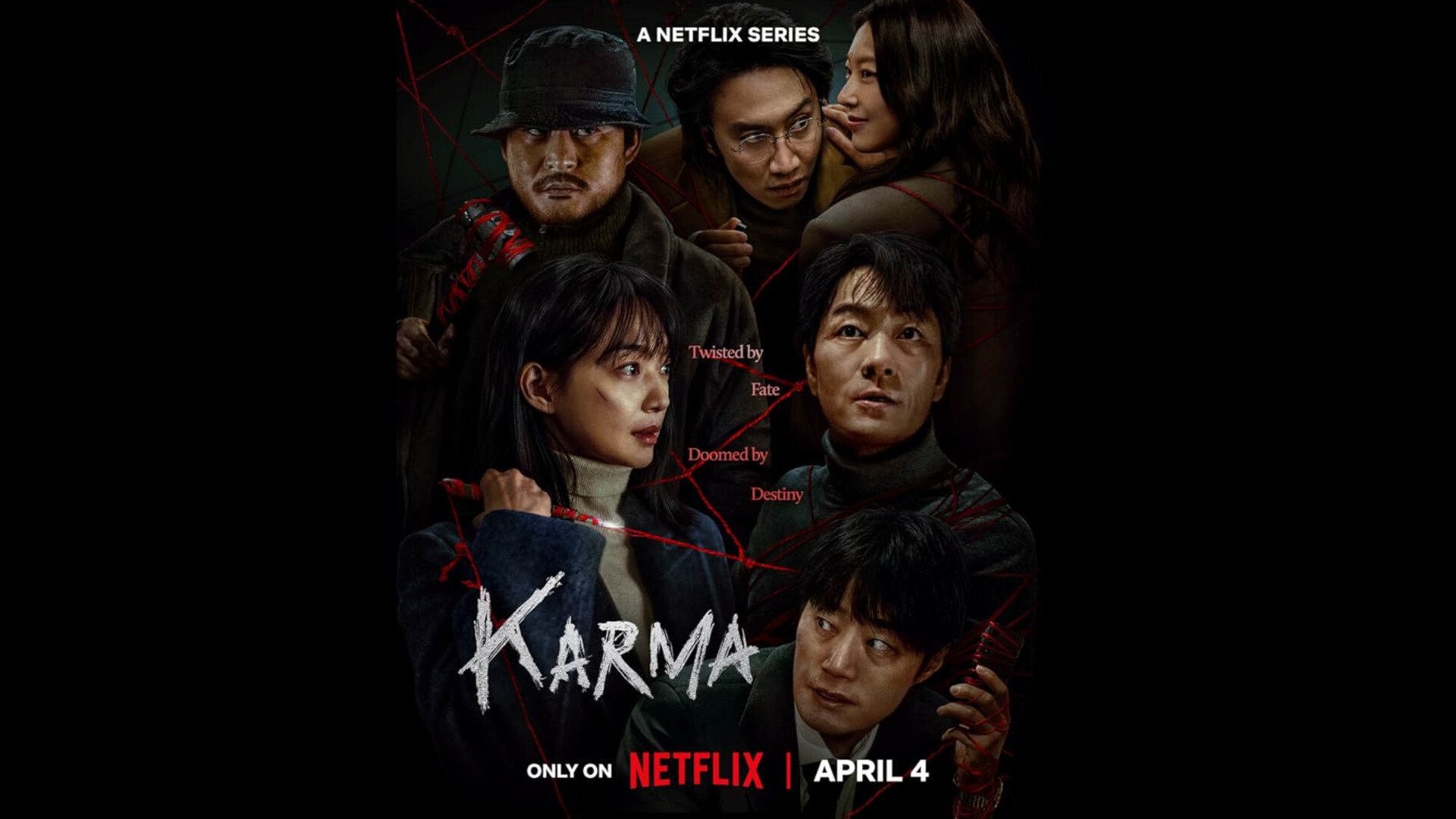 Serial drama Korea Karma telah tayang di Netflik perdana pada 4 April lalu. FOTO: NETFLIX