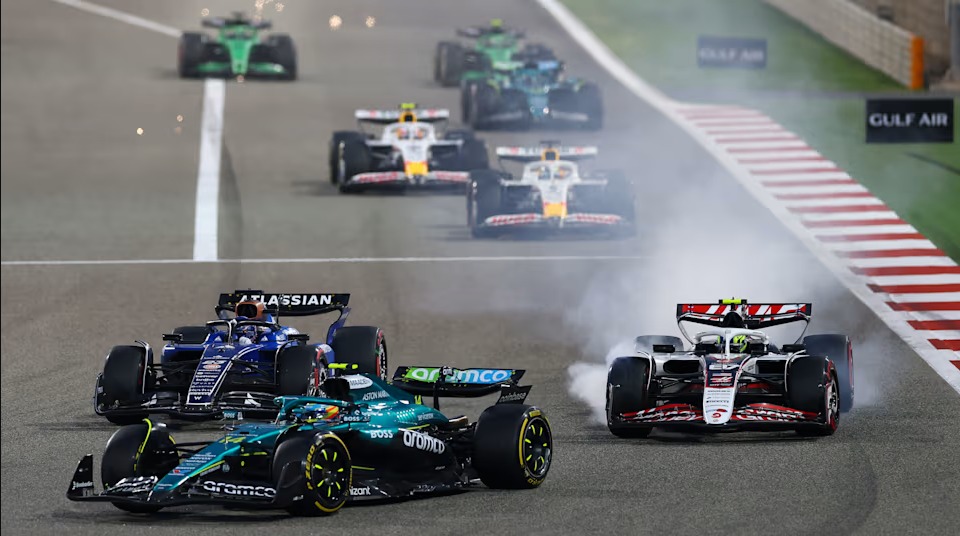 Ilustrasi balapan Formula 1 alias F1.