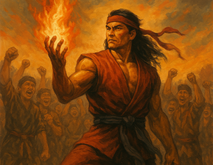 Ilustrasi cerita silat Palagan Lawu Wilis.
