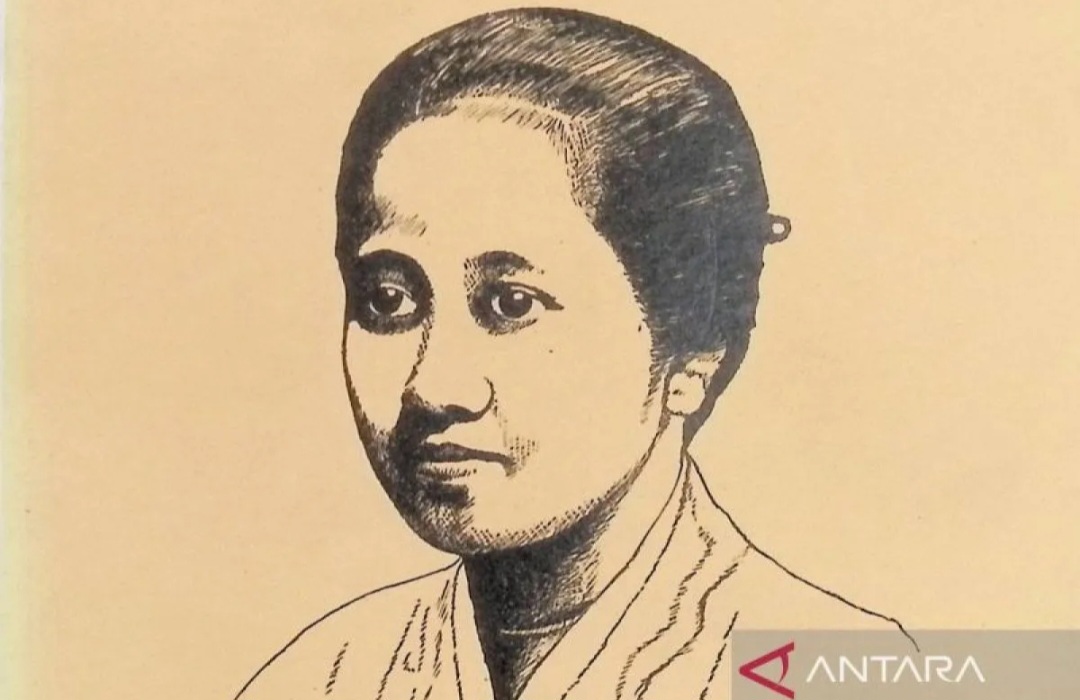 Ilustrasi Kartini dalam sampul buku "Habis Gelap Terbitlah Terang" koleksi Perpustakaan Jakarta-PDS HB Jassin yang diterjemahkan oleh Armijn Pane.