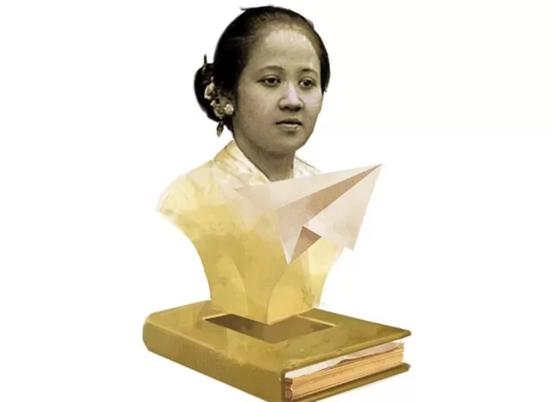 Ilustrasi Raden Adjeng Kartini.