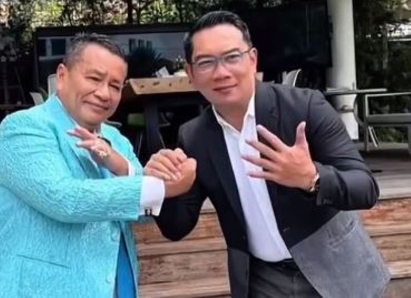 Hotman Paris dan Ridwan Kamil.