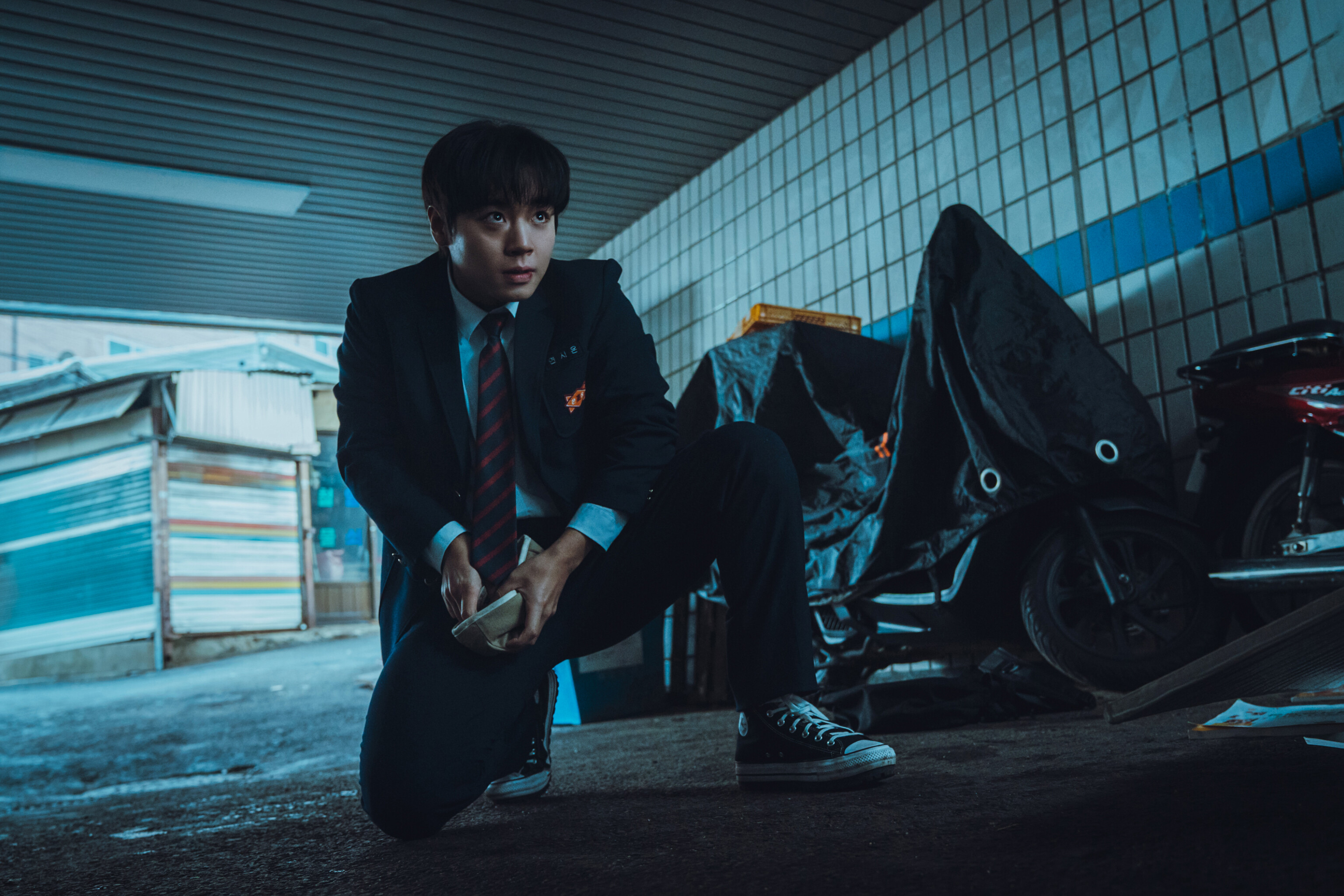 Yeon Si Eun yang diperankan oleh Park Ji Hoon dalam drama Korea Weak Hero Class 2 bakal menuntut balas pada serial terbarunya ini. FOTO: NETFLIX