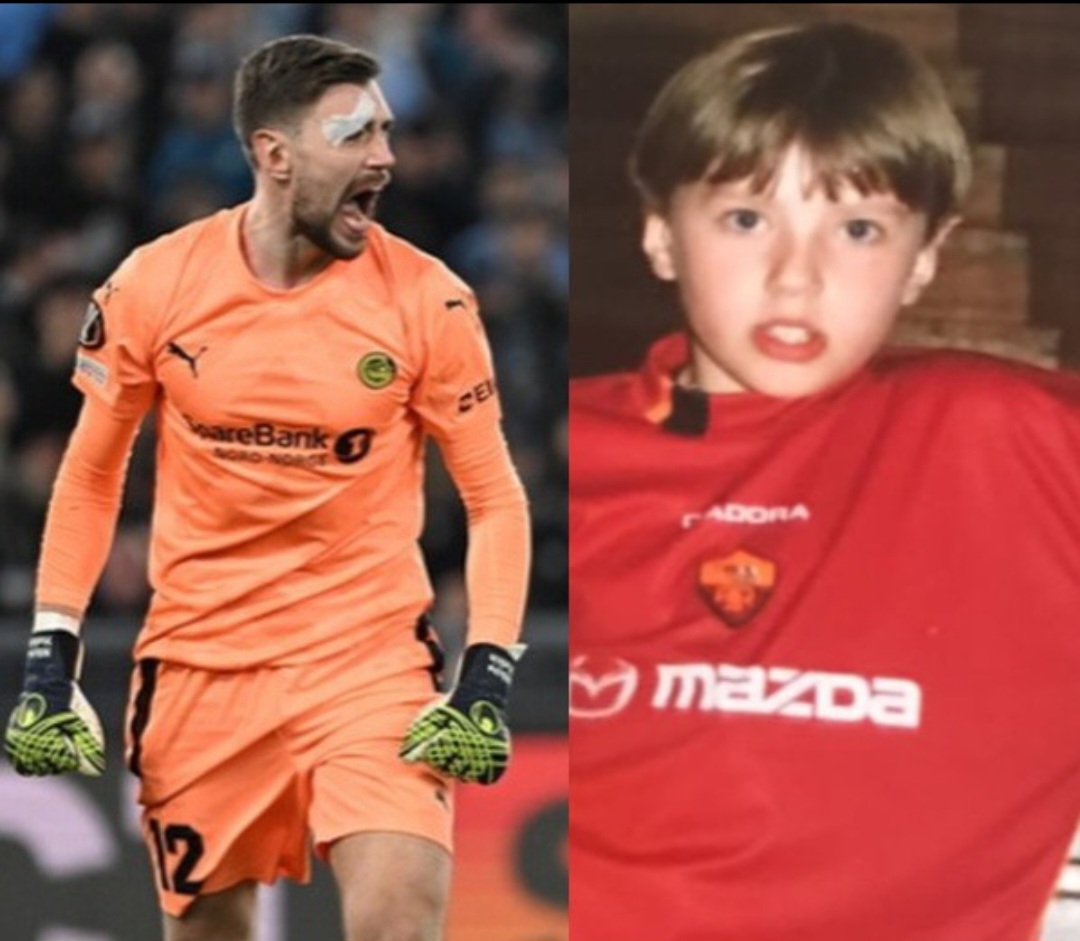 Nikita Haikin unggah foto masa kecil pakai jersey Roma usai singkirkan Lazio.