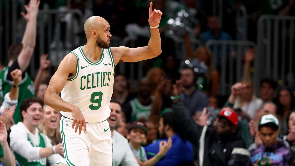 Derrick White cetak 30 poin dan bawa Boston Celtics menang di Game 1 Playoff NBA 2025.