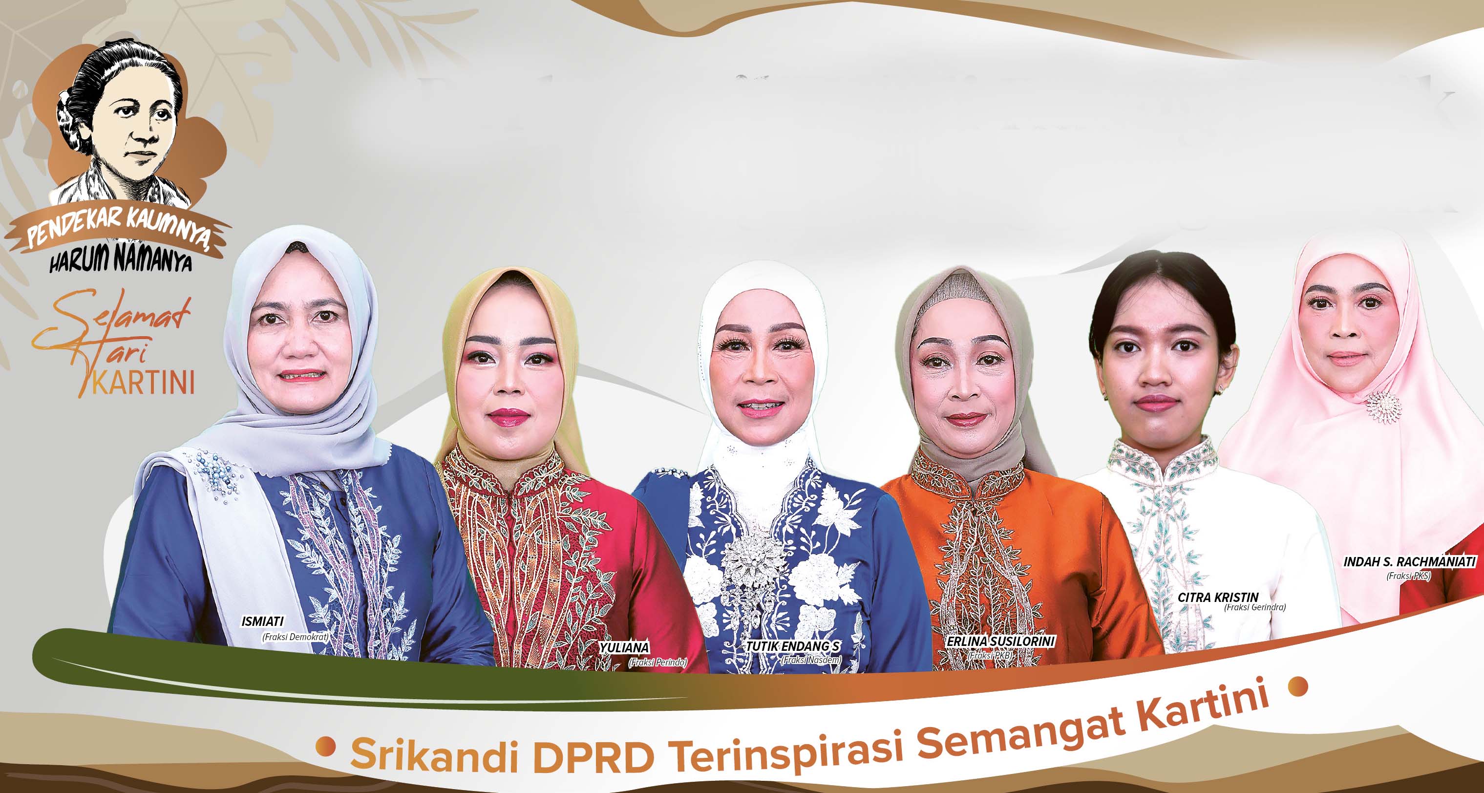 Para perempuan yang menduduki kursi DPRD Kota Madiun.