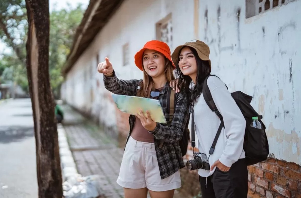 Ilustrasi traveling