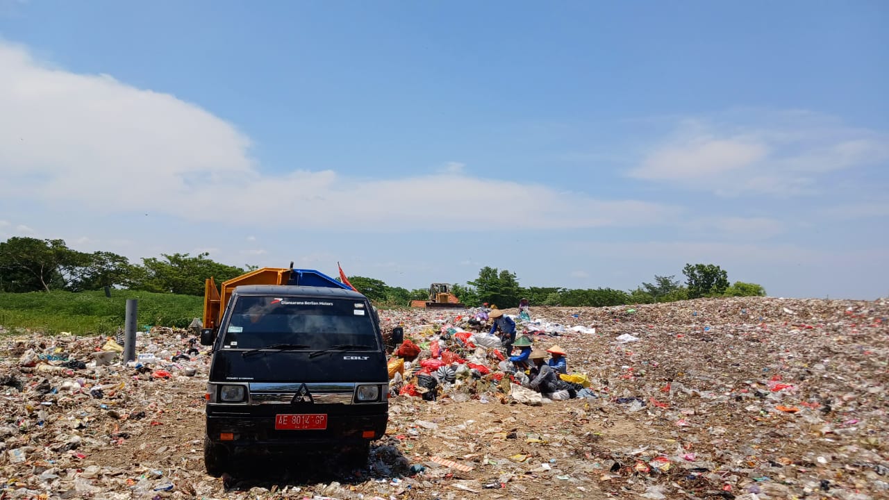 Pengelolaan sampah di TPA Kaliabu Madiun bakal lebih dioptimalkan untuk mengurangi volume penumpukan sampah. FOTO: DOK RADAR MADIUN