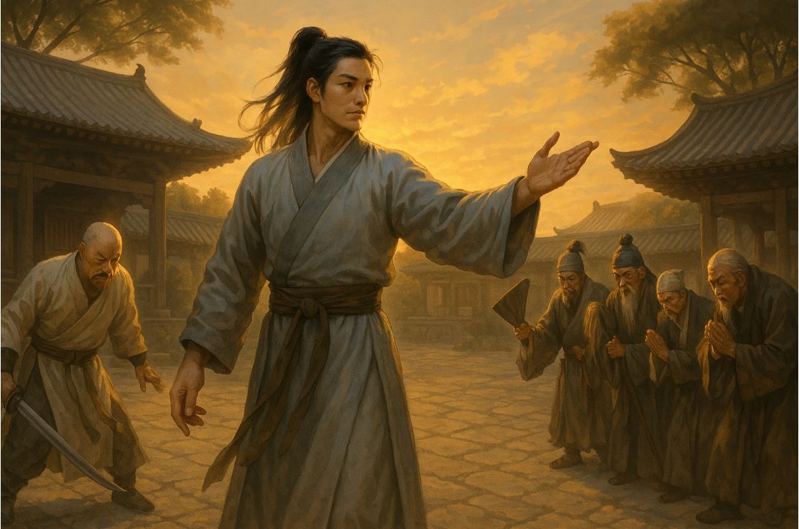 Sin Liong menurunkan ilmu silat langka kepada para pendekar sakti yang berada di Hoa-san-pai.