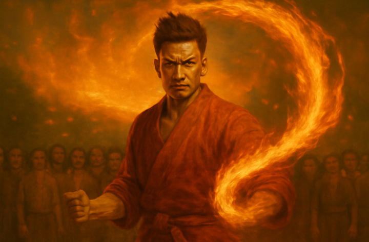 Ilustrasi cerita silat Palagan Lawu Wilis.