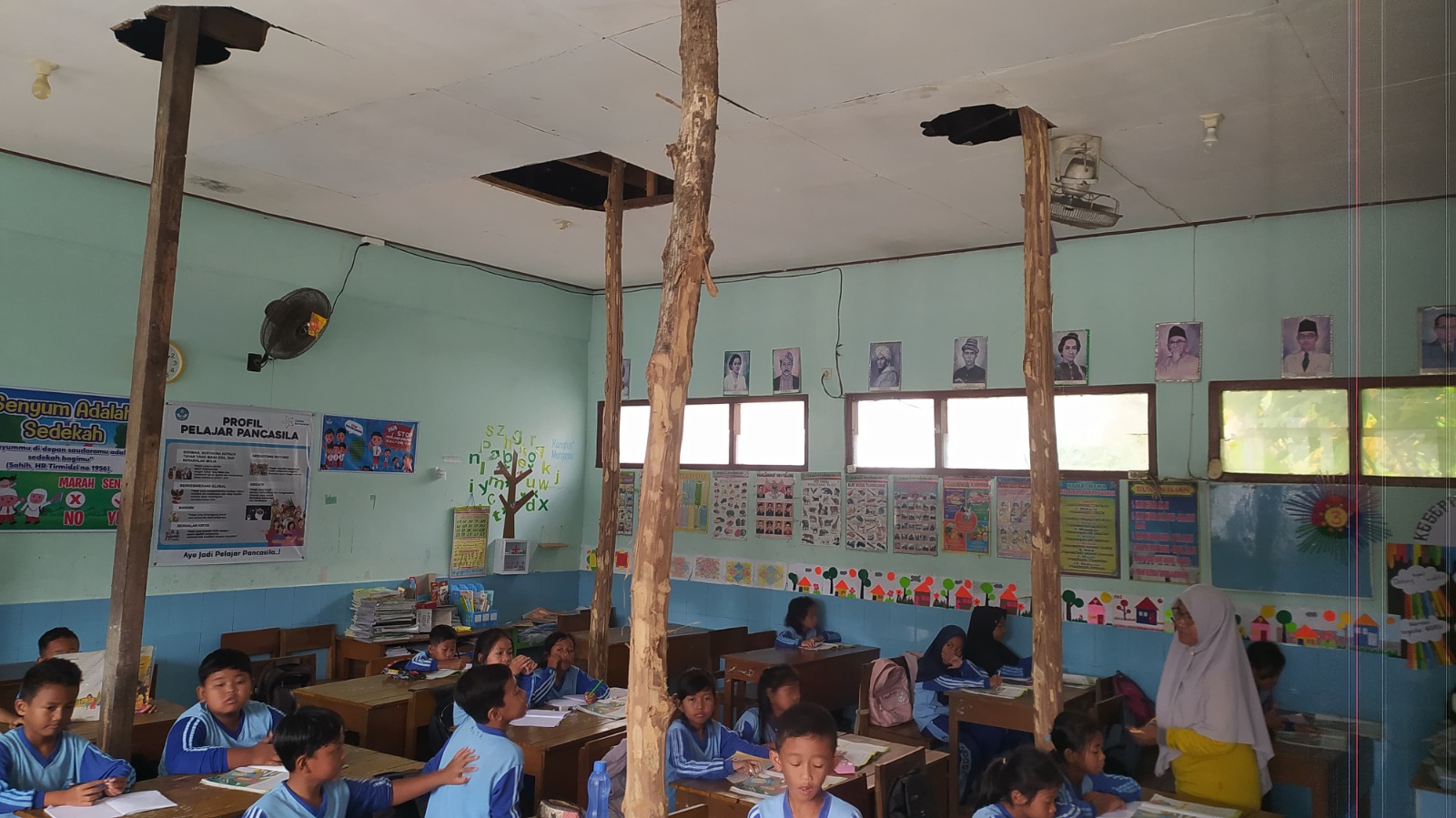 Beberapa sekolah di Ngawi masuk dalam rencana regrouping oleh dikbud. Keputusan tinggal menunggu SK bupati. FOTO: DOK RADAR NGAWI