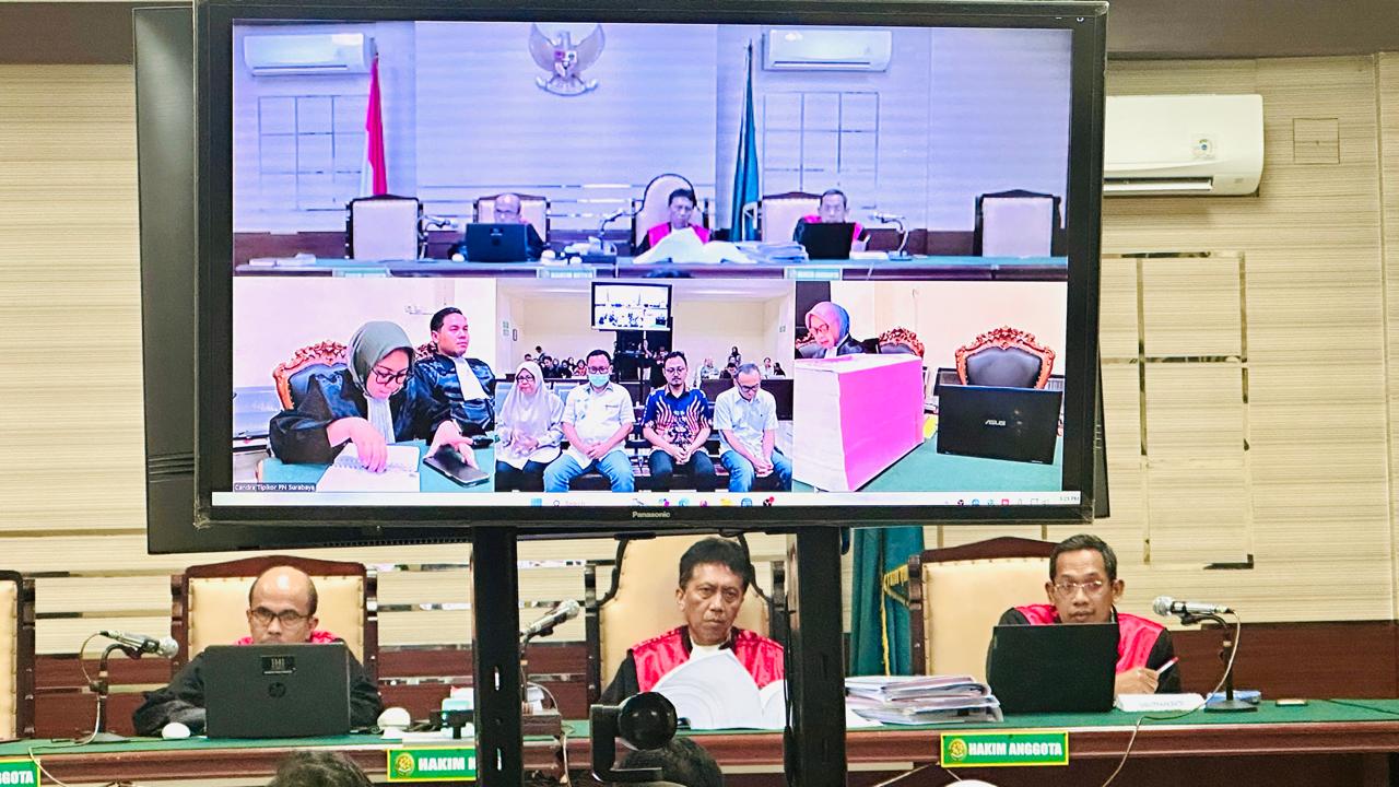 Suasana sidang pembacaan tuntutan dugaan korupsi PT INKA dalam proyek luar negeri di Kongo. FOTO: ISTIMEWA