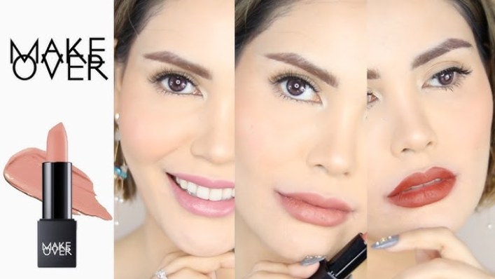 Ilustrasi lipstik matte Make Over.