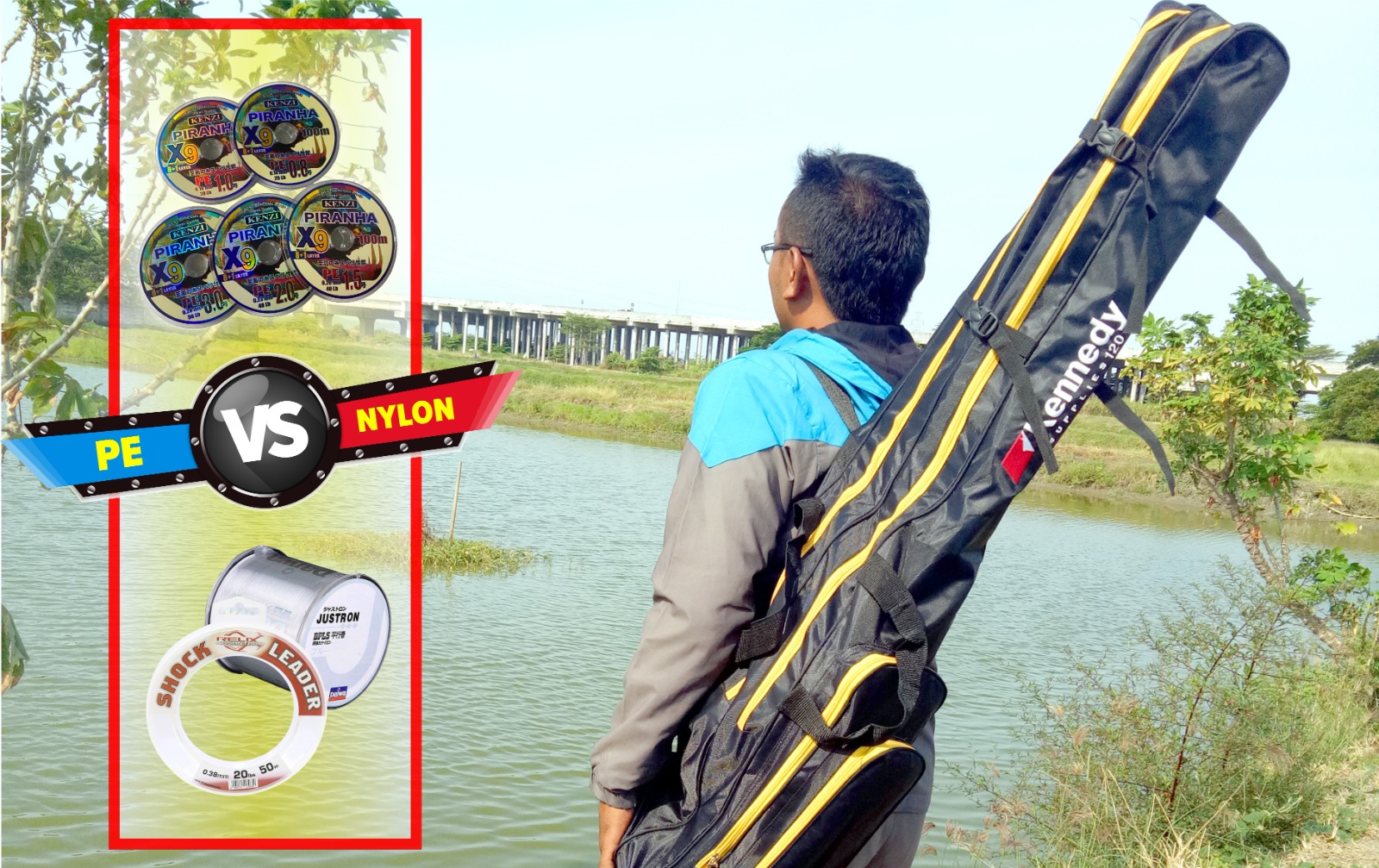 Senar PE vs Nylon, mana yang terbaik? Cari tahu perbandingan kekuatan, elastisitas, dan ketahanan untuk mancing yang lebih maksimal!