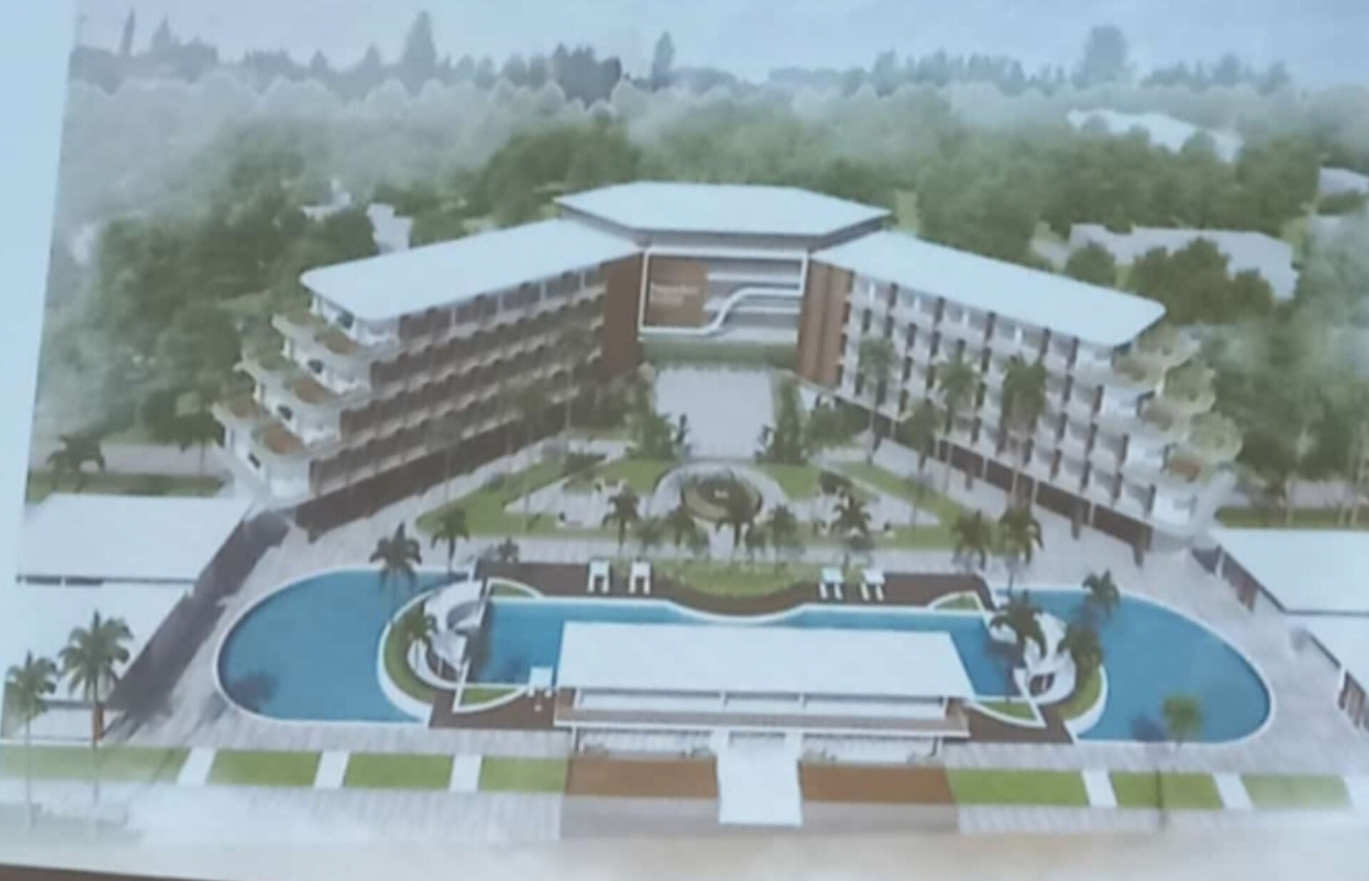 Proyek hotel Paragon di kawasan Pantai Pancer Door belum bisa dilelang karena investor menunda selama enam bulan. FOTO: REPRO/RADAR PACITAN