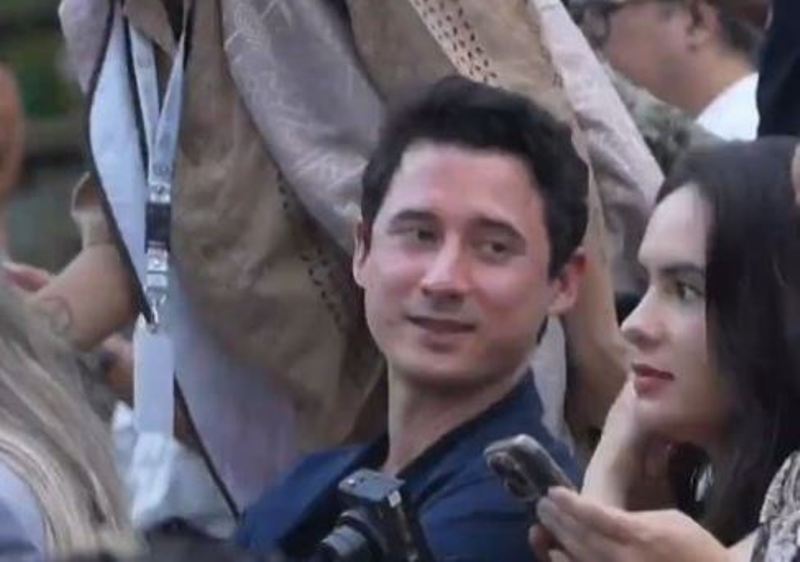 Nino Fernandez bersama Steffi Zamora hadir di pernikahan Luna dan Maxime.