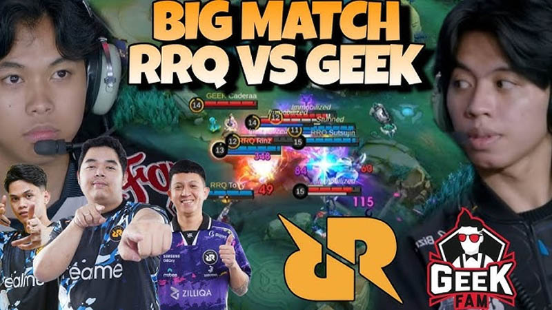 RRQ Hoshi Vs Geek Fam di MPL Id season 15 week 7. Sutsujin cs lolo babak playoff membuat eks pemain seperti R7 senang.