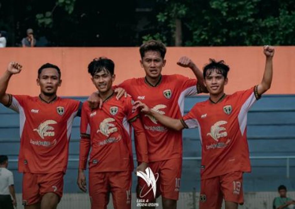 Persinga menang atas Celebest FC di Liga 4 Putaran Nasional.