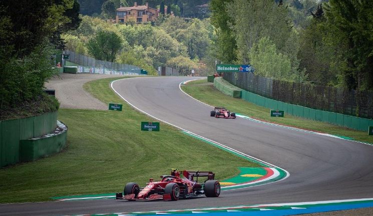 Sirkuit Autodromo Internazionale Enzo e Dino Ferrari yang menjadi venue&nbsp;GP&nbsp;Emilia Romagna.