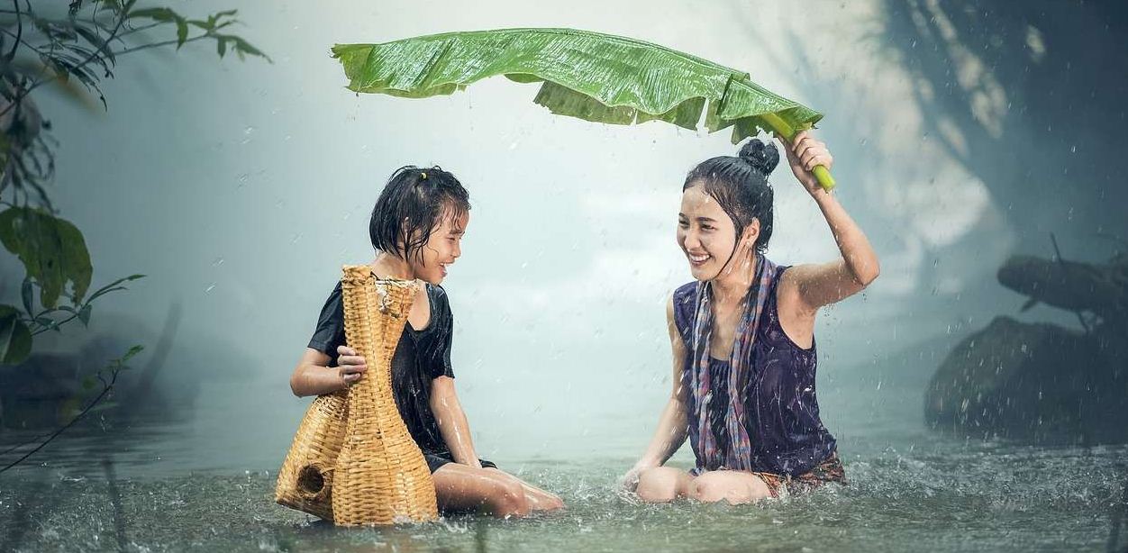 Ilustrasi manfaat air hujan.