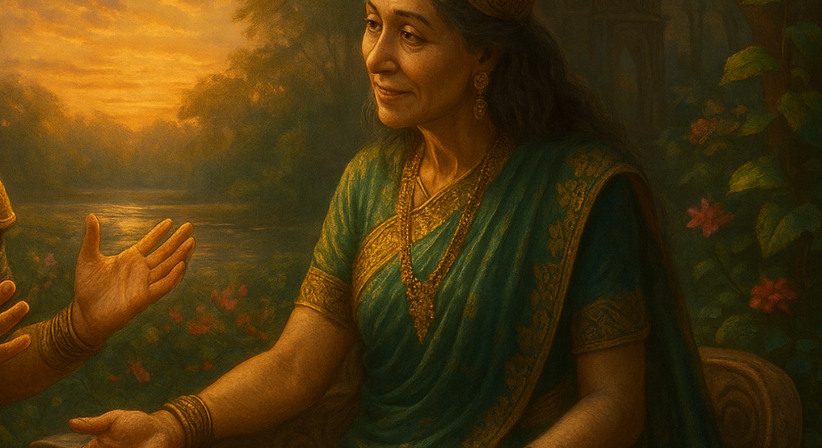 Ilustrasi lakon wayang Lesmana Lena