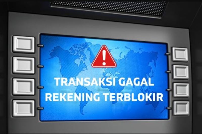 ILUSTRASI: Rekening bank terblokir tanpa sebab.