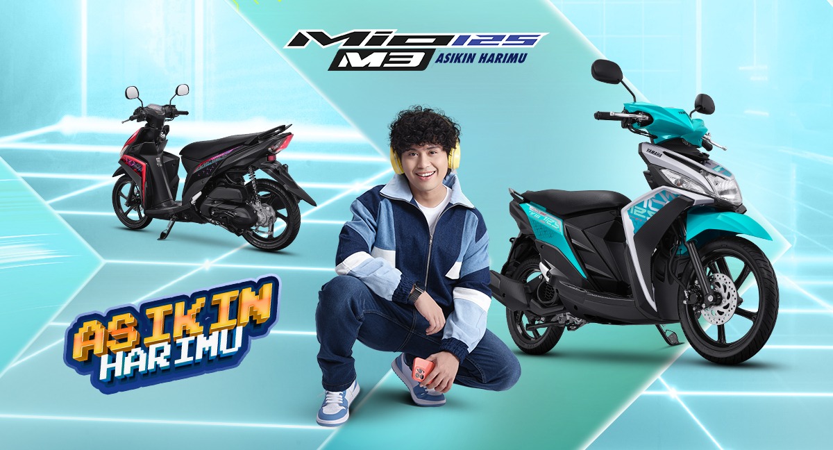 Tampilan warna baru skutik Yamaha Mio M3.