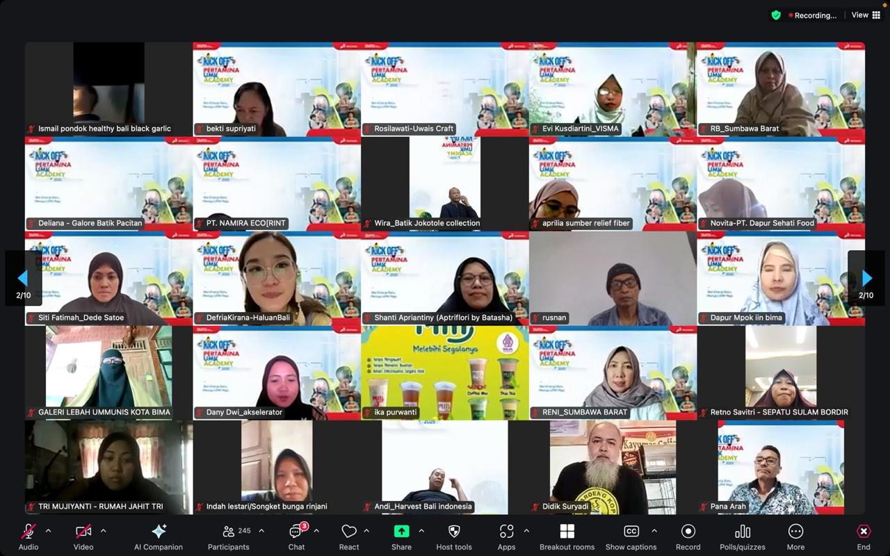 Program UMK Academy 2025 dukung pertumbuhan ekonomi daerah. 288 UMK dibina lewat empat tahapan: Go Online hingga Go Global. FOTO: ISTIMEWA