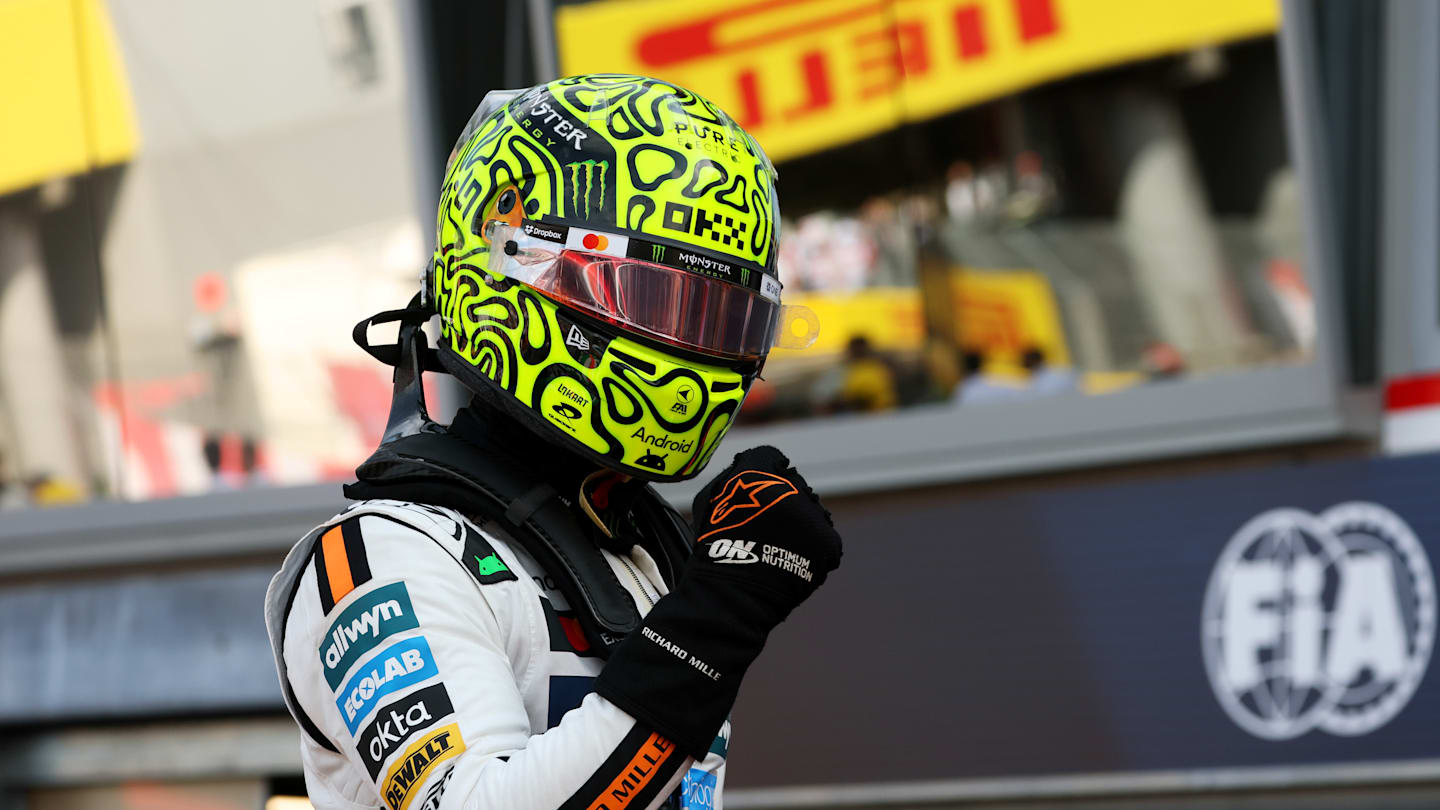Lando Norris meraih pole position di kualifikasi F1 GP Monako 2025.