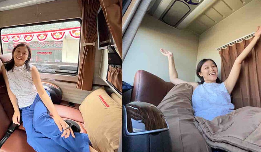 Interior sleeper bus Juragan 99 Trans.