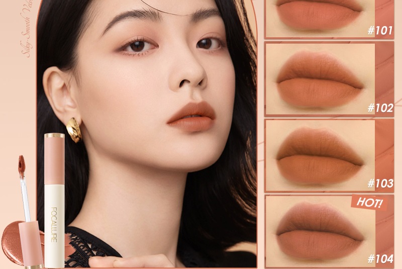 Ilustrasi rekomendasi lipstik matte Focallure terbaik.