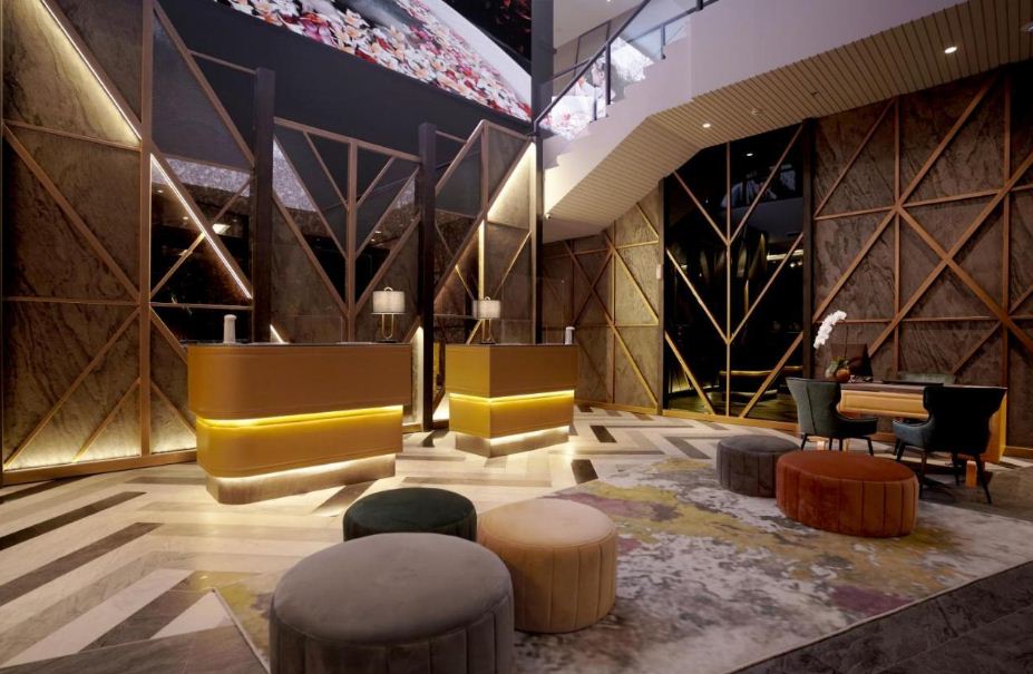 Lobi AWANN SEWU Boutique Hotel & Suite.