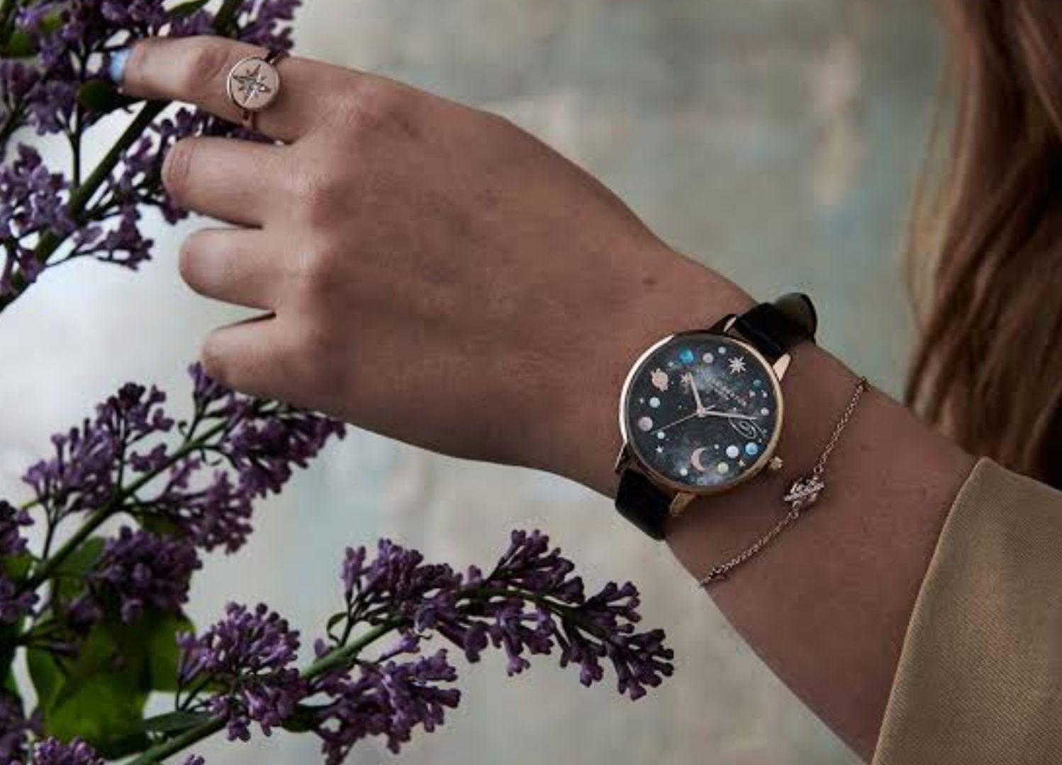 Jam tangan wanita Olivia Burton Celestial OB16GD83