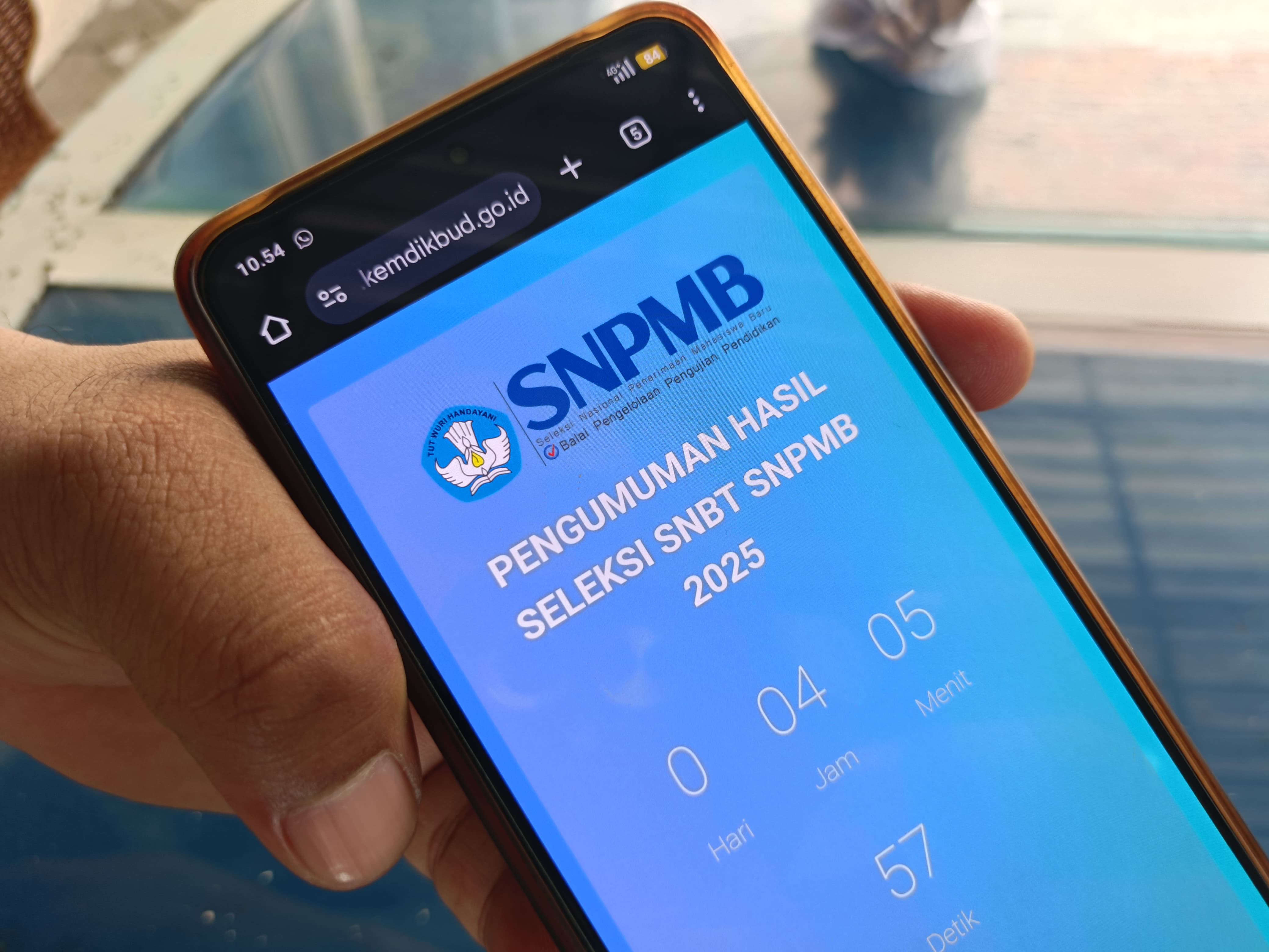 Portal untuk mengecek hasil SNPMB yang akan diumumkan hari ini. FOTO: BAGAS BIMANTARA/RADAR MADIUN