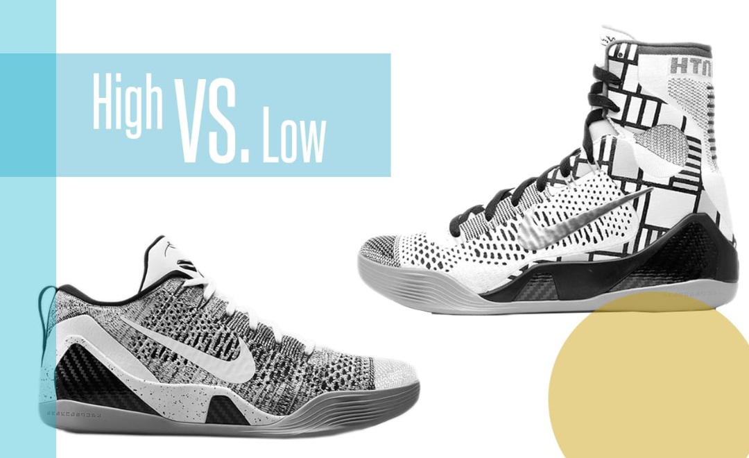 Ini perbandingan lengkap high-top dan low-top.
