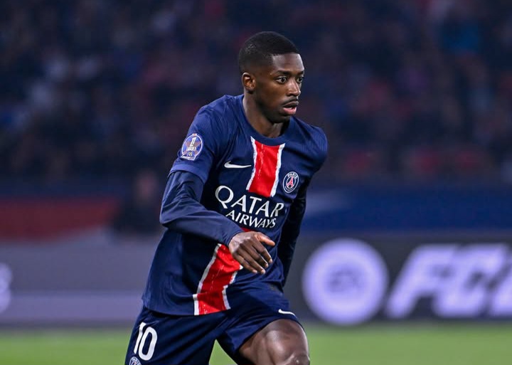 Ousmane Dembele tampil impresif bersama PSG musim ini.