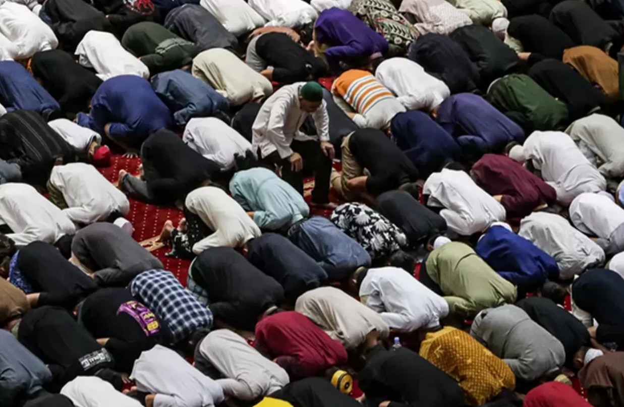 Ilustrasi salat jumat.